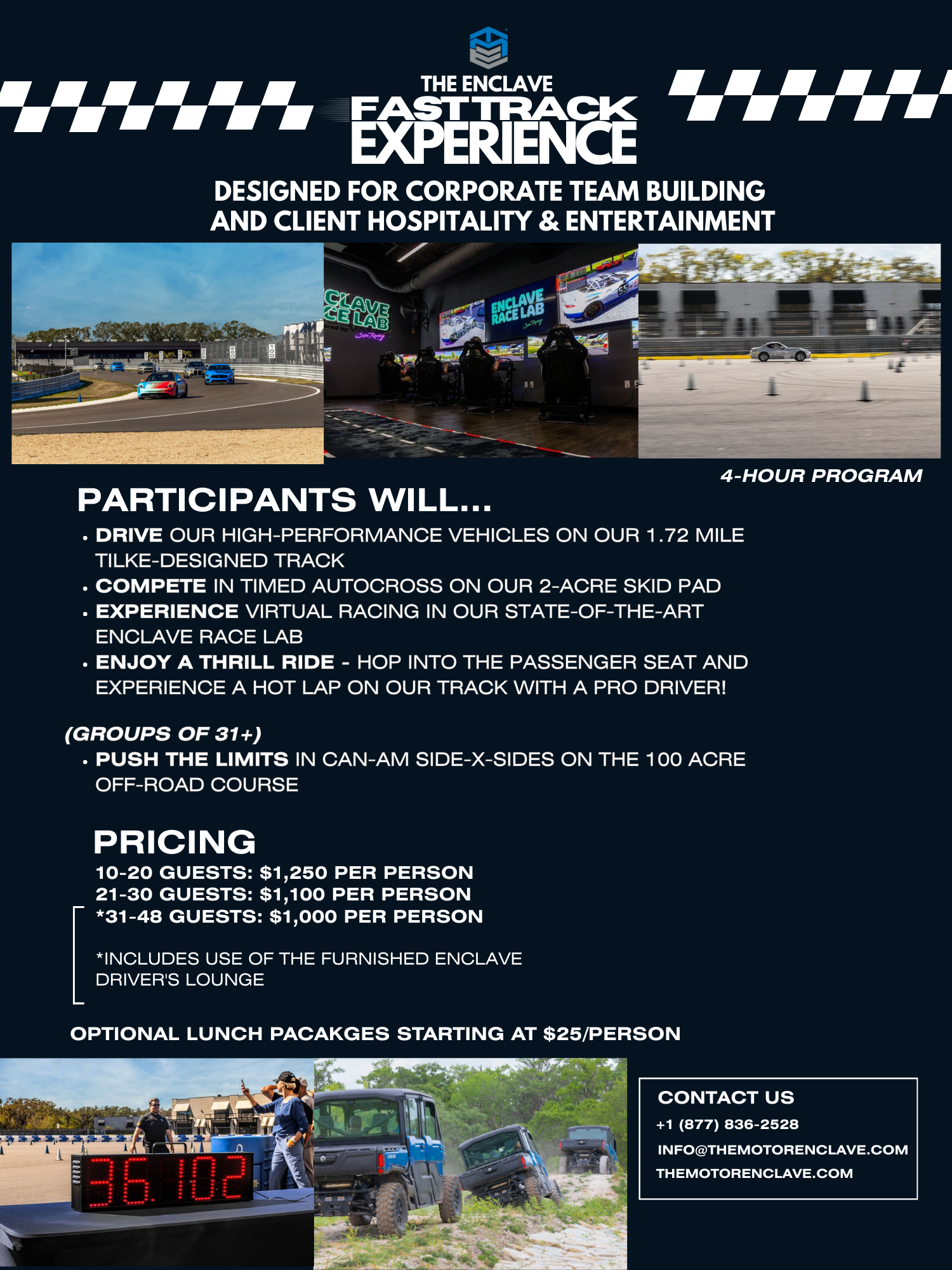 The Fasttrack Experience at The Motor Enclave